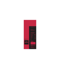 chocolate negro con fresa - trasera