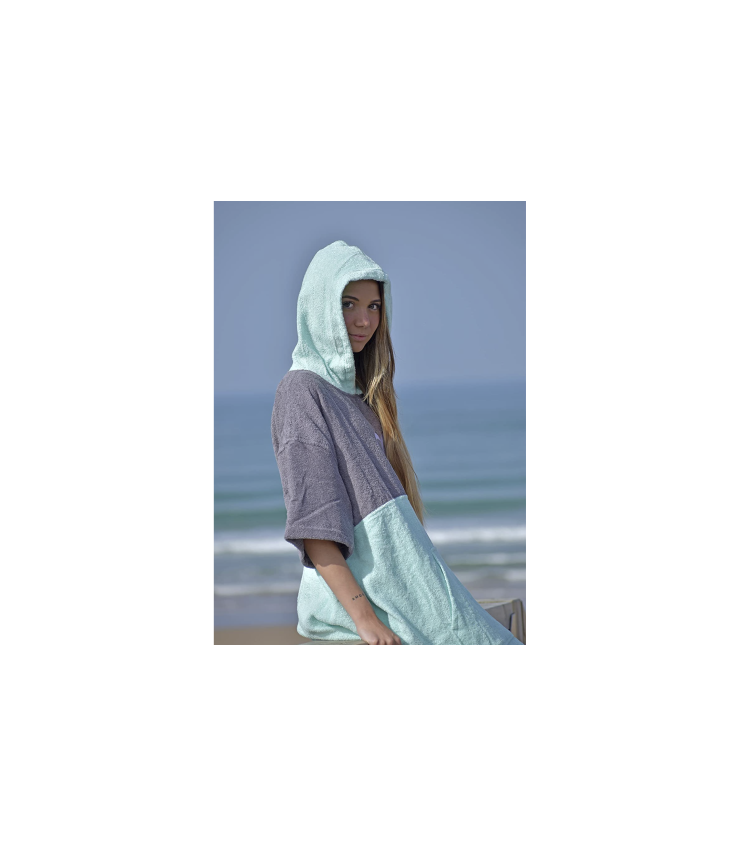 poncho toalla de surf - capucha