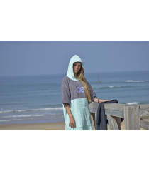 poncho toalla de surf - playa