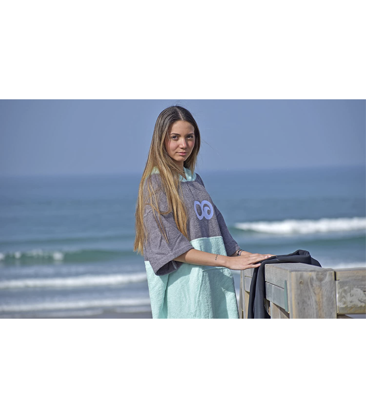 poncho toalla de surf - chica