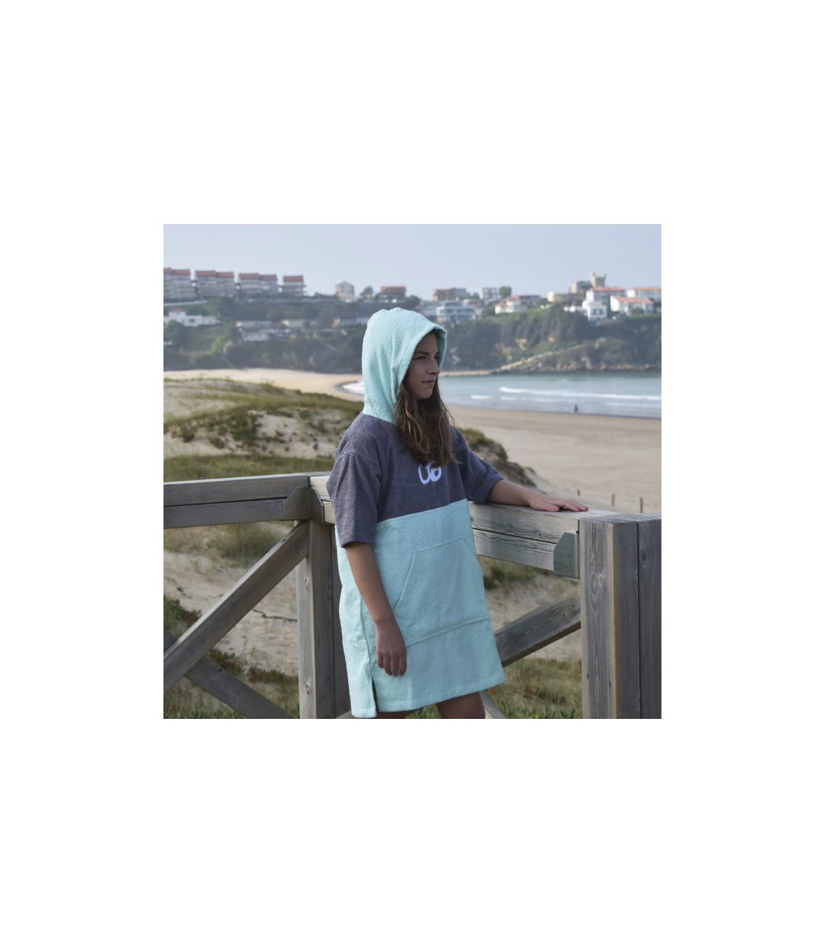 poncho toalla de surf -  niña