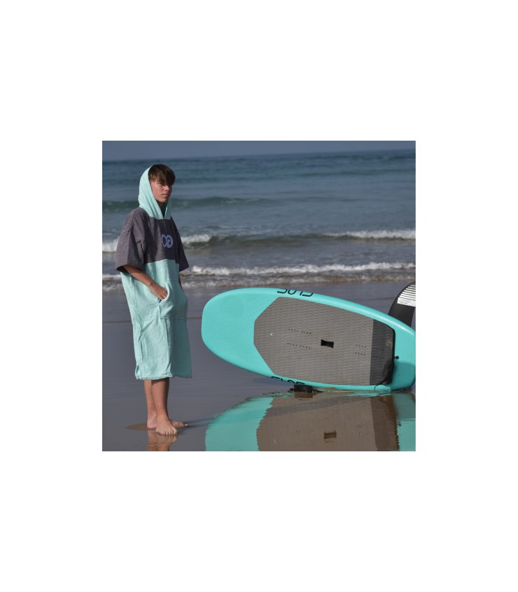 poncho toalla de surf - chico gorro