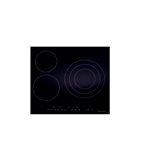 placa vitroceramica 3 fuegos - apagado