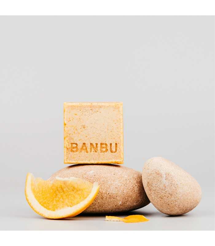 BANBU Jabón de ducha sólido cítrico Impulse_naranja