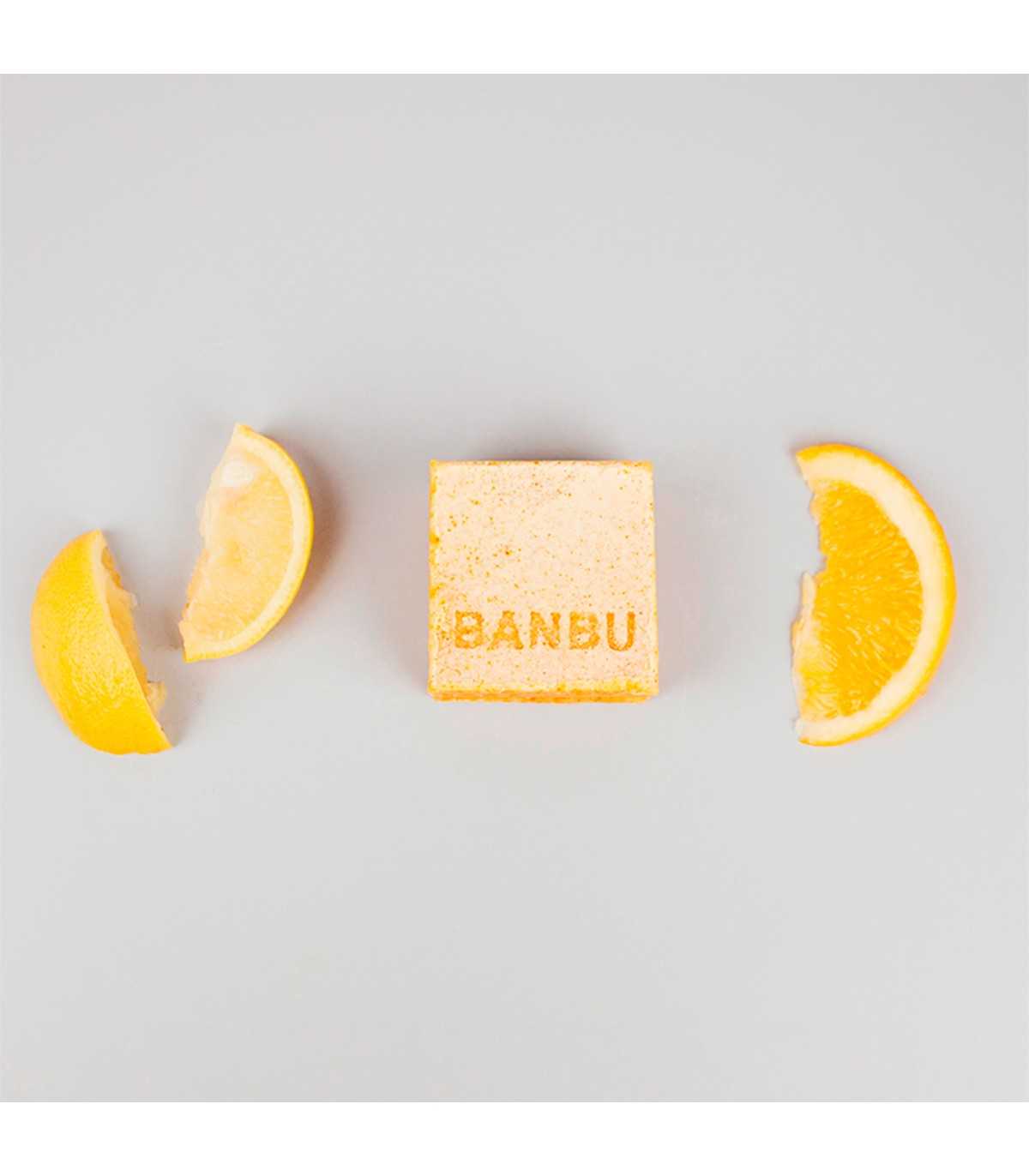 BANBU Jabón de ducha sólido cítrico Impulse_naranja2