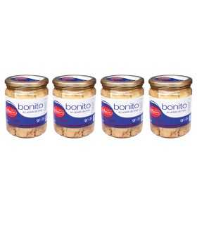 ARLEQUIN Bonito en Aceite de Oliva, Pack de 4 tarros 220 gr (880 grs)