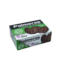 Palmera de Hojaldre bañada chocolate Negro Junco Pindal_caja