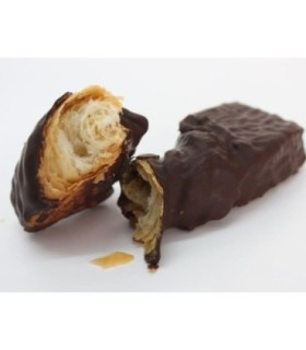 JUNCO PINDAL Corbatas de Unquera Bañada Chocolate Negro (55% Cacao) 12 unds (Pack 2 Cajas de 6 Unds)