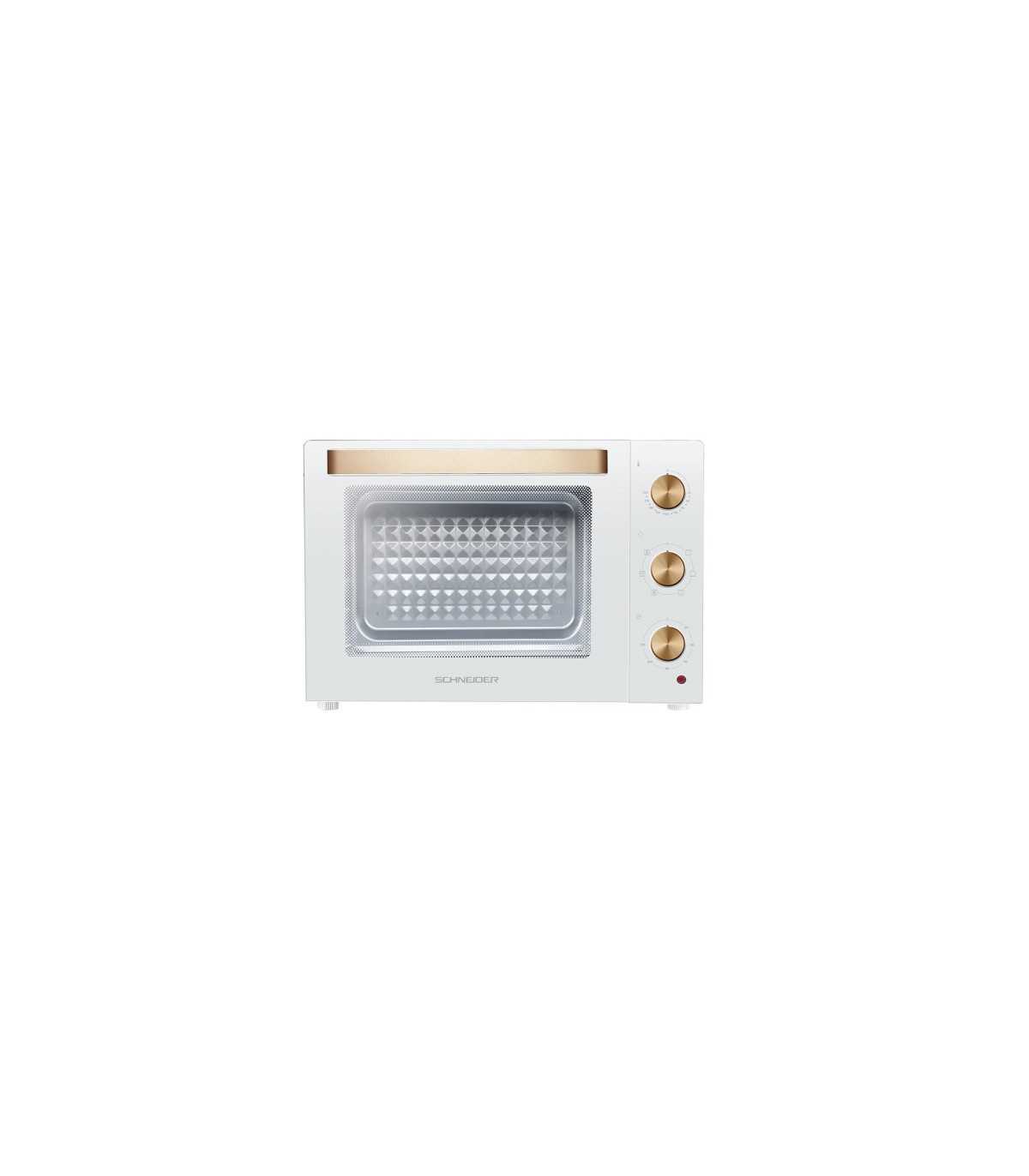 SCHNEIDER SCE2355MFWS Horno eléctrico de sobremesa, 55 L,Blanco