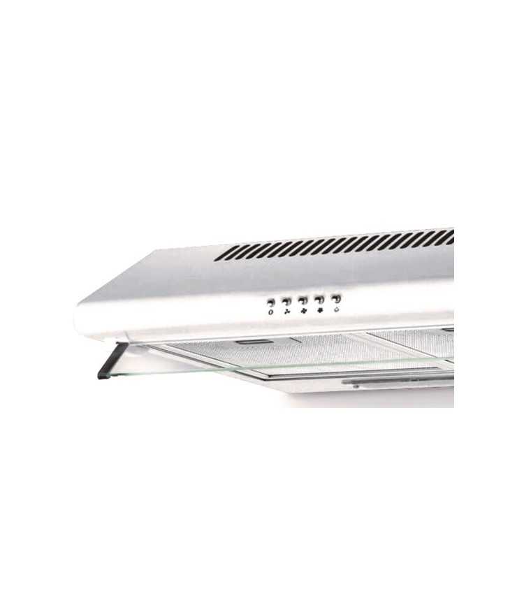 SCHNEIDER SCHC6400CX Campana extractora 60 cm, 400m³/h, 3 velocidades, Inoxidable _detalle visera