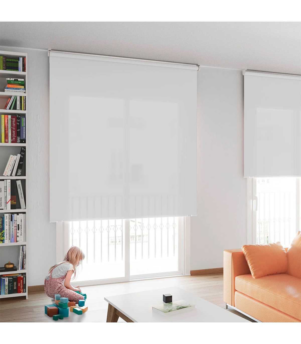 KAATEN Shantung Estor Enrollable translúcido - ambiente