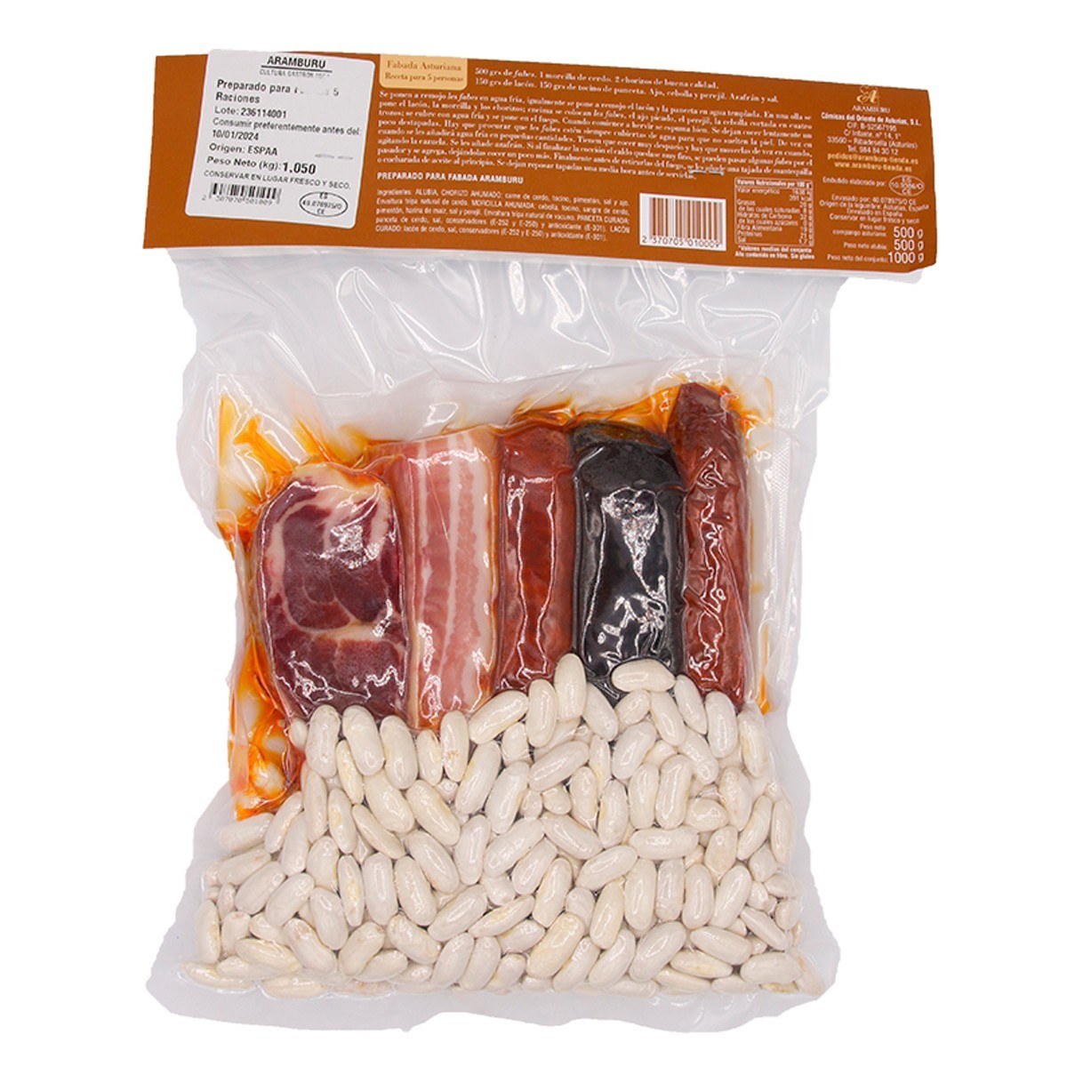 Pack fabada asturiana Aramburu