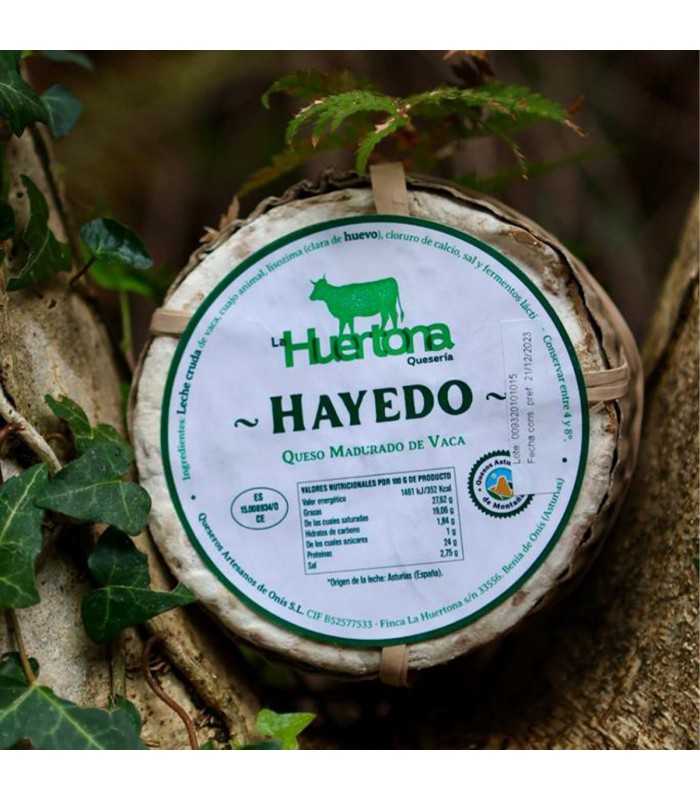 LA HUERTONA 99017 Queso Asturiano HAYEDO  de leche pasteurizada de vaca 400 gr - ambiente