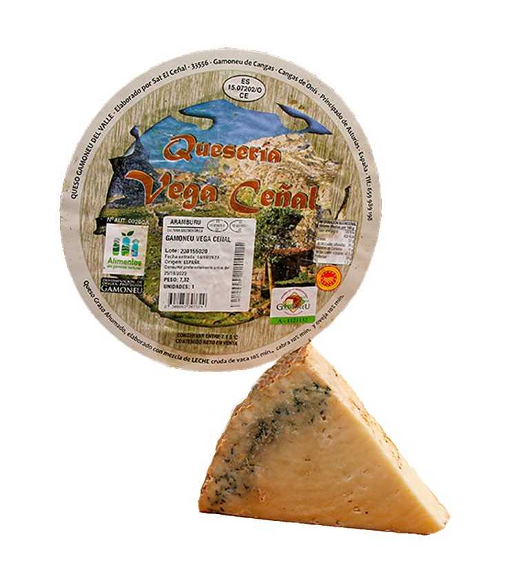 ARAMBURU 14228 Cuña de queso Asturiano Gamoneu DOP Vega Ceñal - queso y cuña