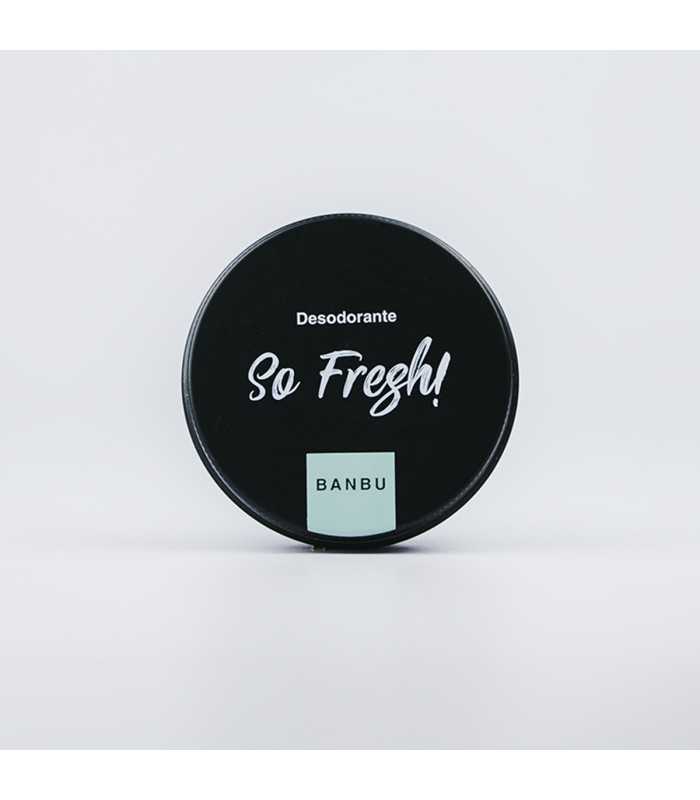 BANBU BAH548C Desodorante crema So Fresh 60 gr. Natural, Aroma Cítrico, Sin Aluminio. Fabricado en España - solo