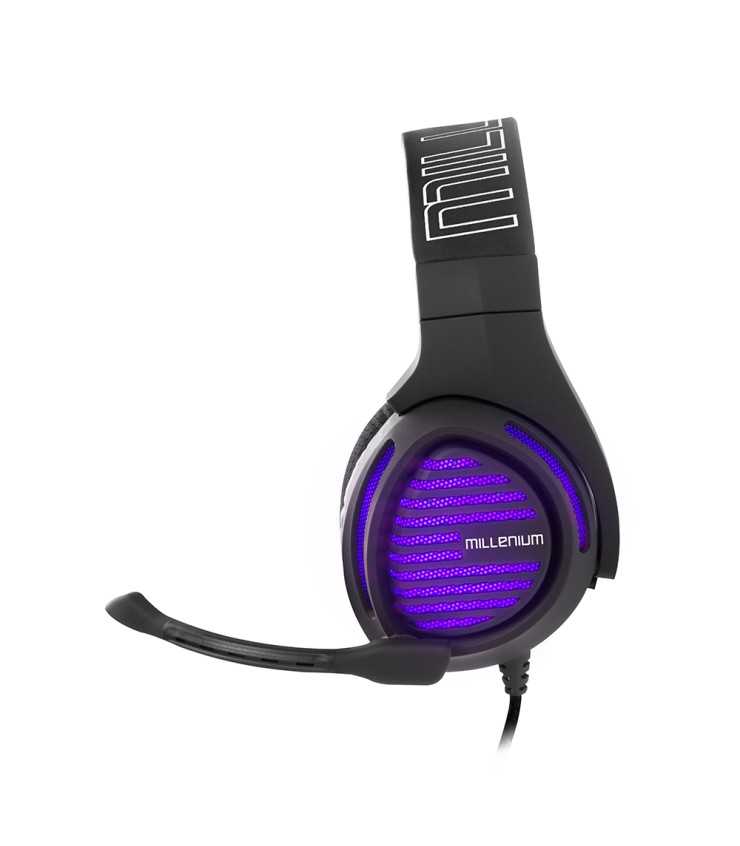 Millenium MH2ADVANCED Auriculares Gaming MH2 Advanced para PC-PS4-XONE-SWITCH-MOVIL, con Cable de 2,2m,