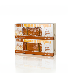 PACK 2 EL OSO PARDO Sobaos Pasiegos 6 und 500 gr
