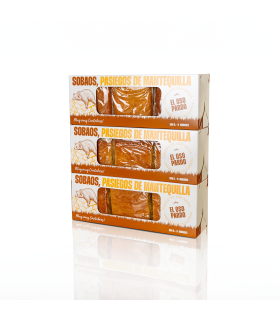PACK 3 EL OSO PARDO Sobaos Pasiegos 6 und 500 gr