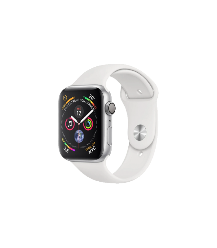 Apple Watch Series 4 GPS 40mm Aluminio Plata con Correa Deportiva Blanca REFURBISHED