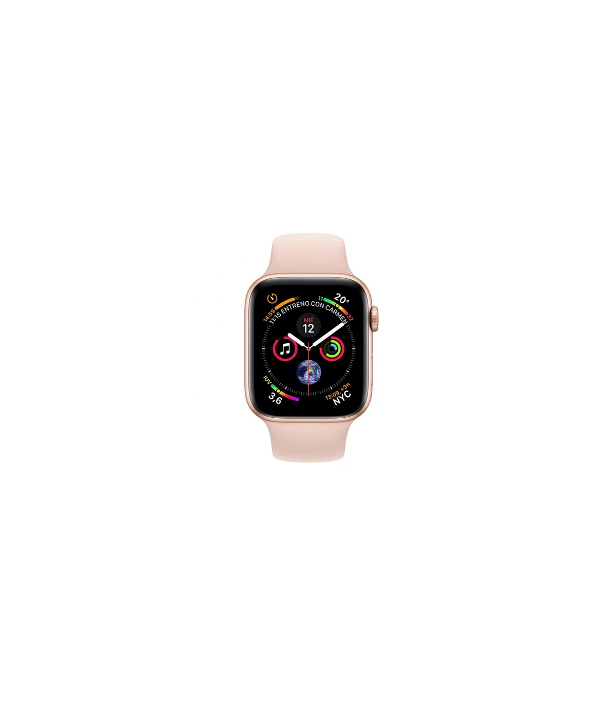 Apple Watch Series 4 GPS 40mm Aluminio Dorado con Correa Deportiva Rosa REFURBISHED