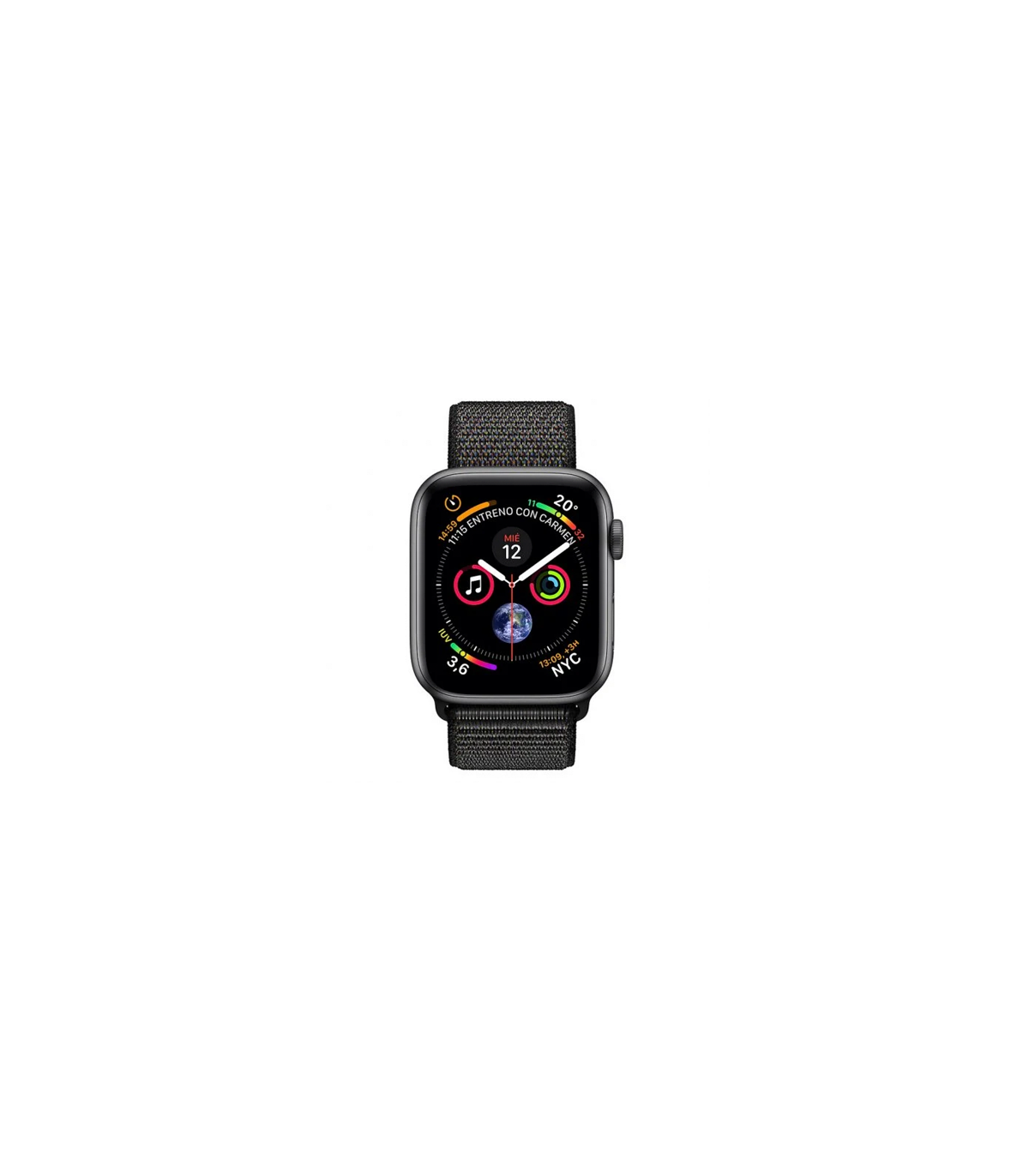 Apple Watch Series 4 GPS 40mm Aluminio Gris Espacial con Correa Loop Negra REFURBISHED