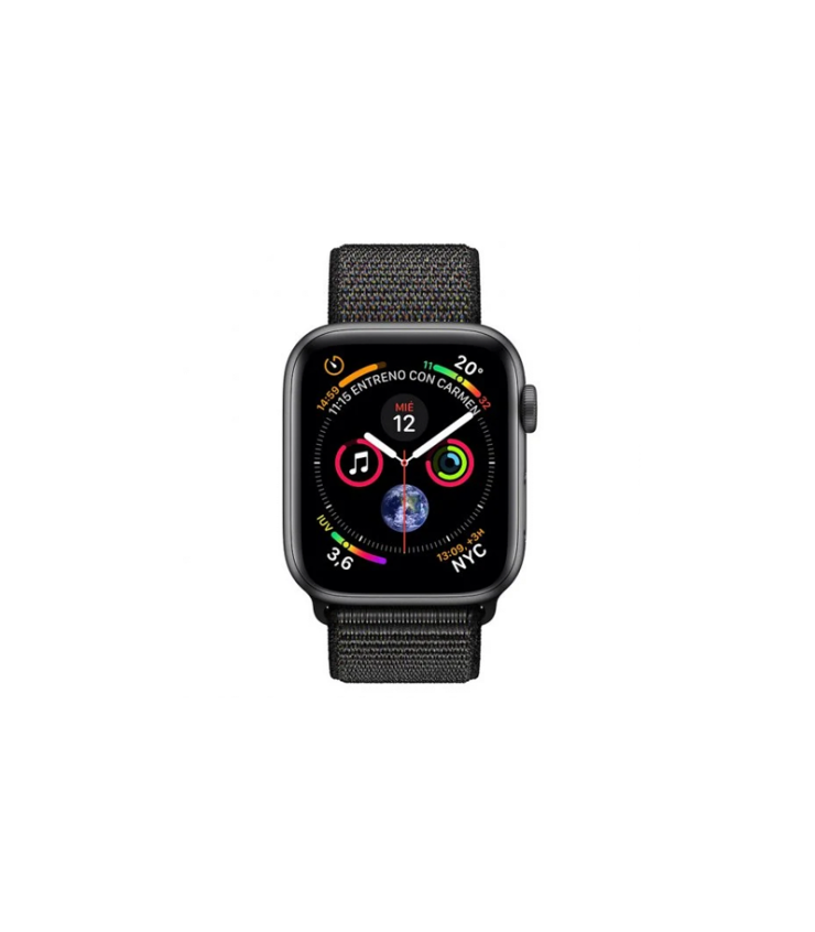 Apple Watch Series 4 GPS 40mm Aluminio Gris Espacial con Correa Loop Negra REFURBISHED