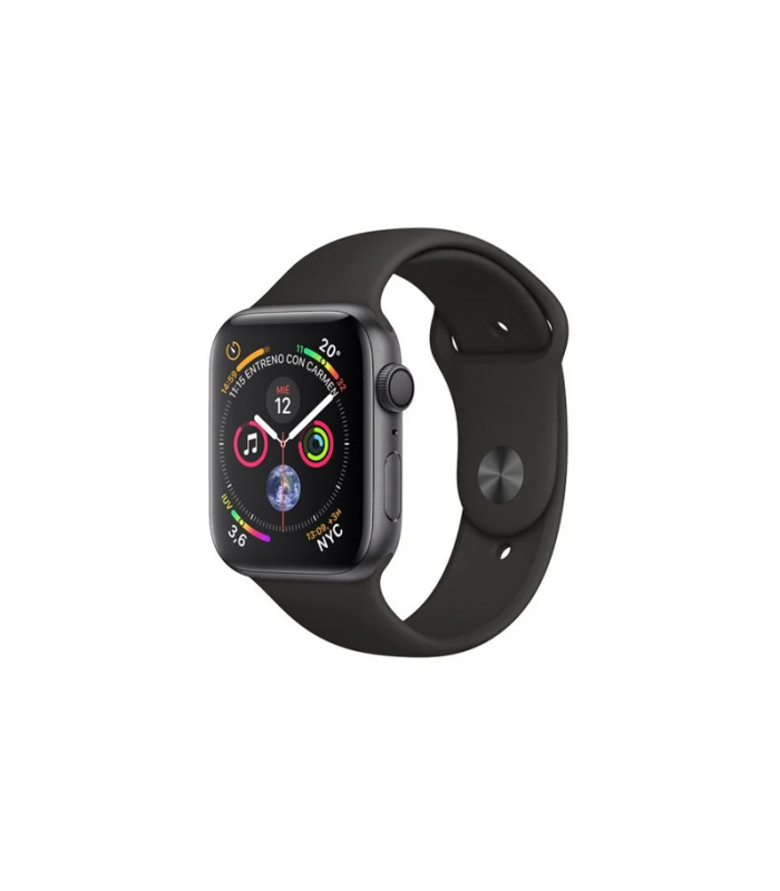 Apple Watch Series 4 GPS 44mm Aluminio Gris Espacial con Correa Deportiva Negra Reacondicionado