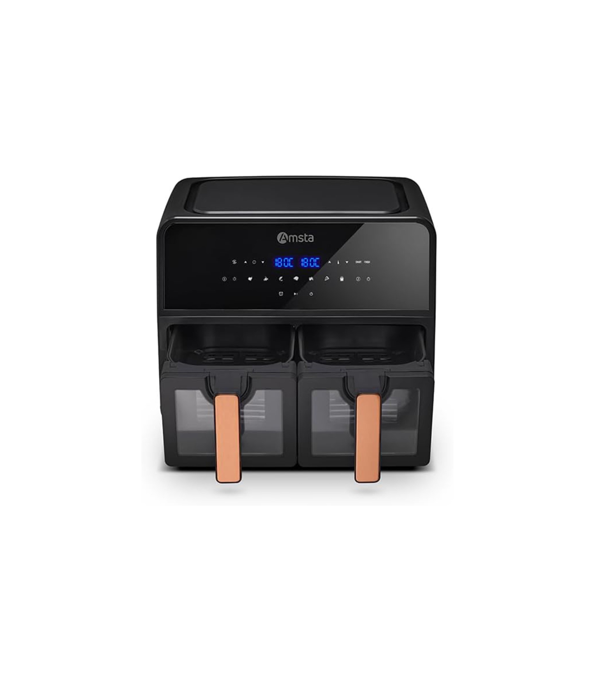 AMSTA AMDF9ADVB Airfryer sin aceite 9L, 8 programas, 1700W