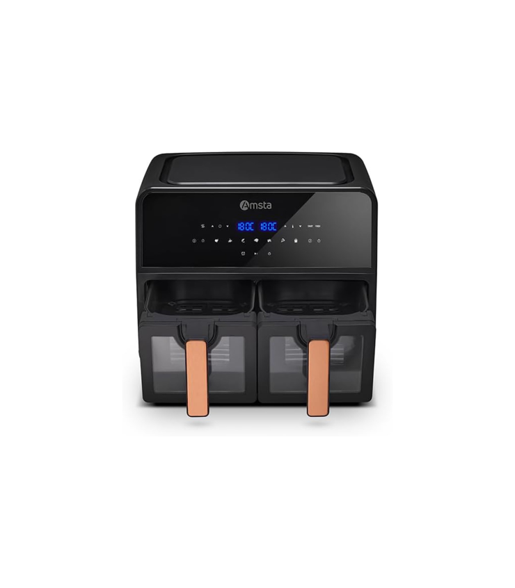 AMSTA AMDF9ADVB Airfryer sin aceite 9L, 8 programas, 1700W