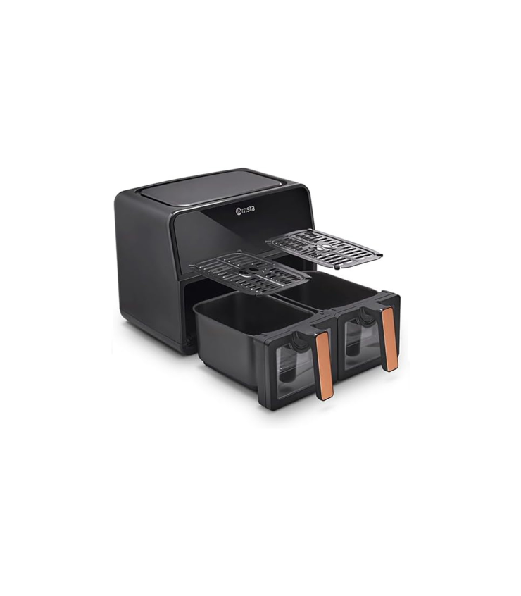 AMSTA AMDF9ADVB Airfryer sin aceite 9L, 8 programas, 1700W