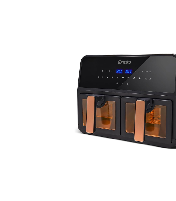 AMSTA AMDF9ADVB Airfryer sin aceite 9L, 8 programas, 1700W