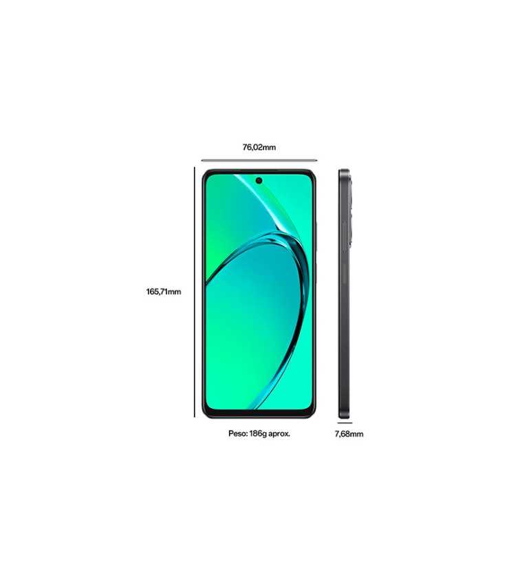 OPPO A40m - Smartphone Libre 16GB (8GB+8GB), 256GB, Cámara 50+2+8MP, Batería 5100mAh, Carga Rápida 45W - Negro