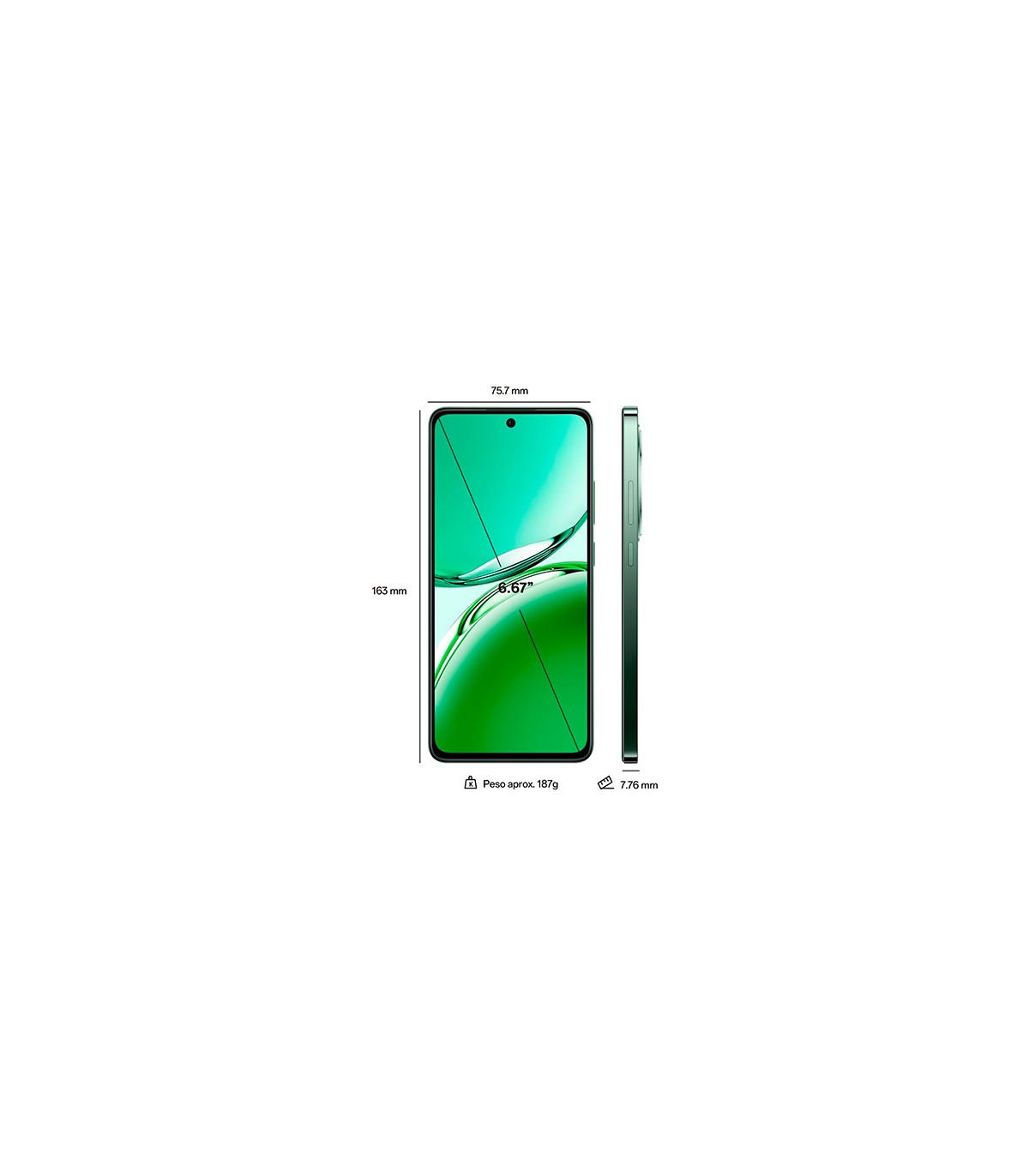 OPPO Reno12FS 5G - VERDE