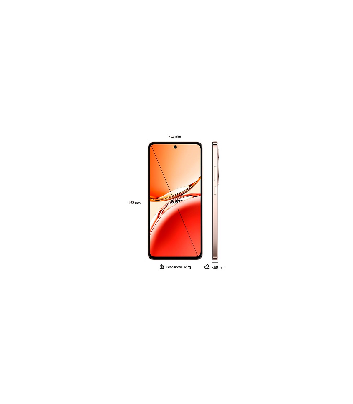 OPPO Reno12FS 4G -gris