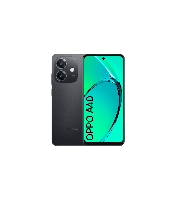 OPPO A40 - Smartphone Libre 12GB (6GB+6GB), 128GB, Cámara 50+2+8MP, Batería 5100mAh, Carga Rápida 45W - Negro