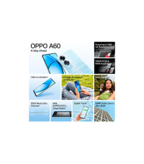 OPPO A60 4G - Smartphone Libre 16GB (8GB+8GB), 256GB,