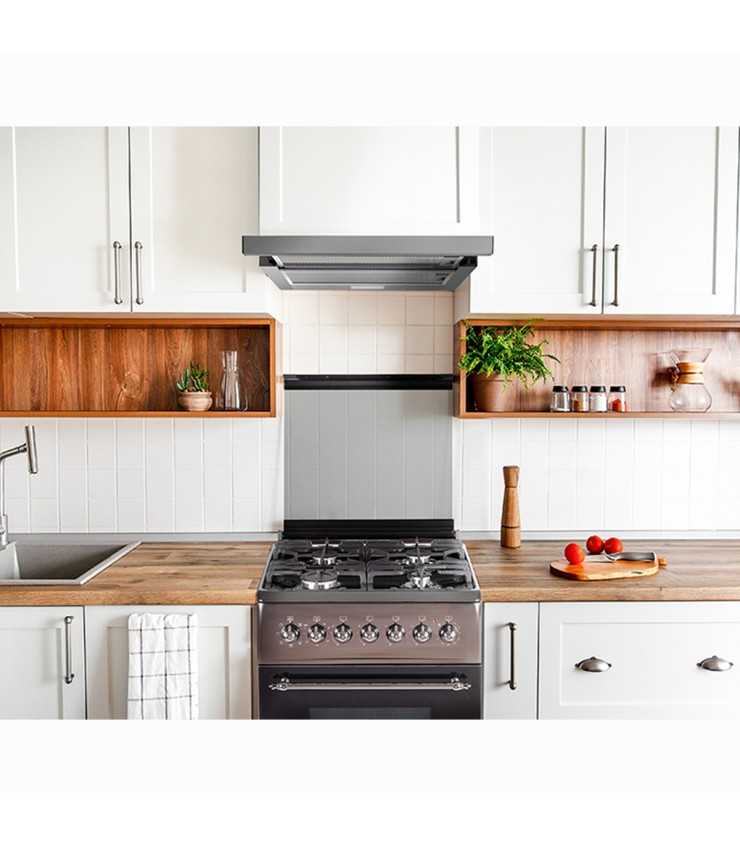 SCHNEIDER SCHT962AX Campana extraíble 90 cm, 620m³/h, 2 velocidades, Inoxidable