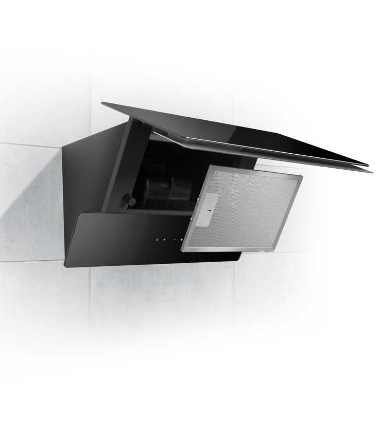 SCHNEIDER SCHD2A90EBS Campana extractora 90 cm, 594 m³/h