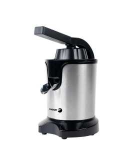 FAGOR FGE06002 Exprimidor Eléctrico 600W, Acero Inoxidable, Capacidad 350ml, Arranque Automático, Boquilla Antigoteo,