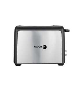 FAGOR FGE08002 Tostadora 800W, 2 Ranuras, 7 Niveles de Tostado, Bandeja Antimigas Extraíble, Almacenamiento de CablE