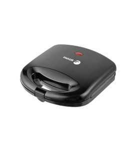 FAGOR FGE08010 Sandwichera Grill 750W, Placa Parrilla Antiadherente, Control de Temperatura, Asa Fría