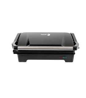 FAGOR FGE08020 Grill Multifunción 1200W, Control de Temperatura, Apertura 180°, Negro