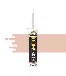 DITOSA ELAST9 ELASTIMOR Mortero Sellador, Cemento Express, para encintados, llagueados, sellados, reparaciones, Tubo 310 ml x1