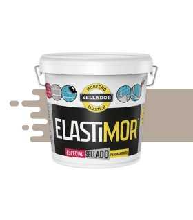 DITOSA - Mortero Sellador ELASTIMOR, Cemento express impermeable, color beige arena, cubo 25 kg