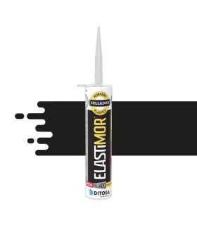 DITOSA ELAST7 ELASTIMOR Mortero Sellador, Cemento Express, Impermeable, para encintados, reparaciones, Tubo 310 ml x1