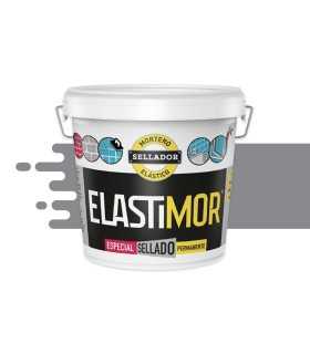 DITOSA - Mortero Sellador ELASTIMOR, Cemento express impermeable, color gris, cubo 25 kg