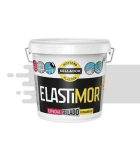 DITOSA - Mortero Sellador ELASTIMOR, Cemento express impermeable, color blanco, cubo 25 kg