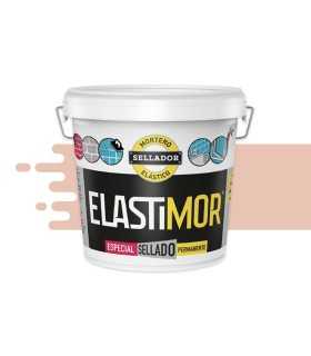 DITOSA ELAST81 ELASTIMOR Mortero Sellador, Cemento Express, Impermeable, para encintados, sellados, reparaciones, Cubo 25KG