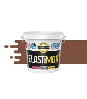 DITOSA - Mortero Sellador ELASTIMOR, Cemento express impermeable, color marrón madera, cubo 6 kg