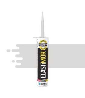 DITOSA ELAST2 ELASTIMOR Mortero Sellador, Cemento Express, Impermeable, para encintados, sellados, reparaciones, Tubo 310ml x 1